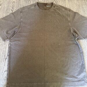 Abercrombie Men's Short Sleeve T-Shirt Premium Essentials Brown/Tan (L)